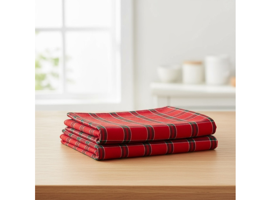 Sada utierok MAGICAL CHRISTMAS v darčekovom balení - 2 kusy - červená/zelená