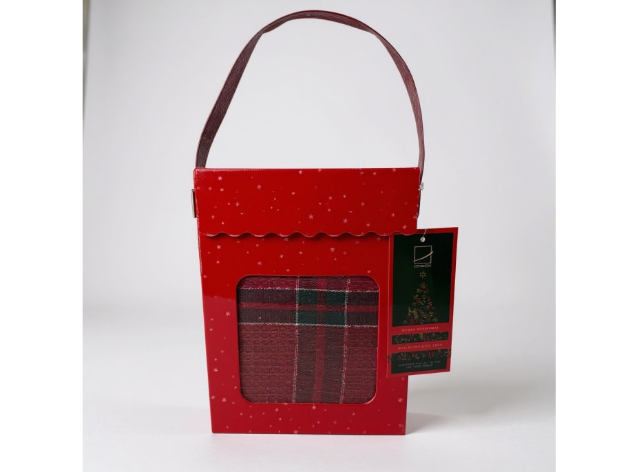 Sada utierok MAGICAL CHRISTMAS v darčekovom balení - 2 kusy - červená/zelená