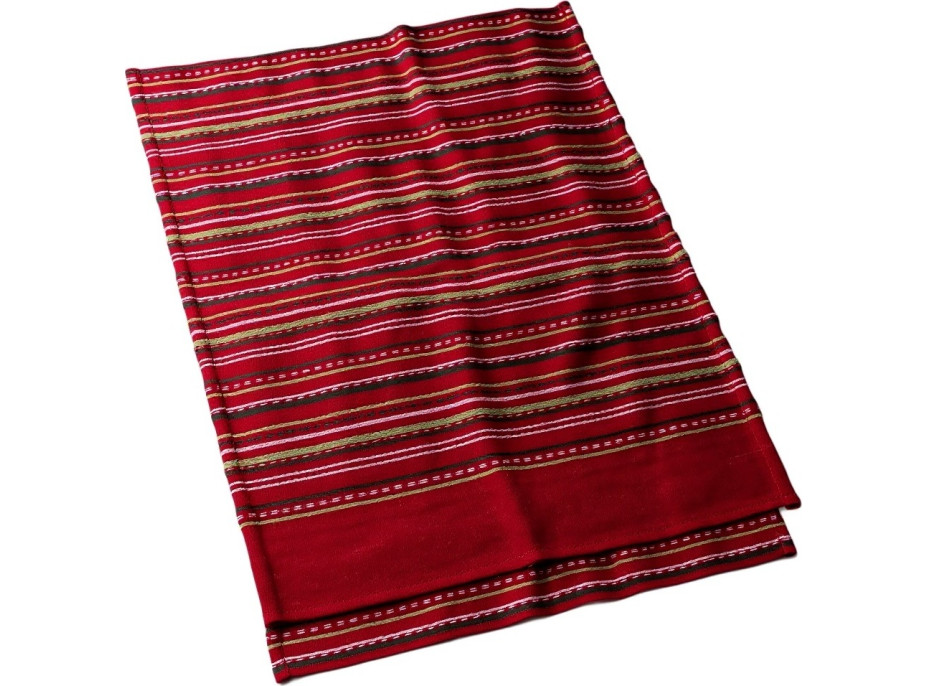 Sada utierok MAGICAL CHRISTMAS v darčekovom balení - 2 kusy - červená/pruhy