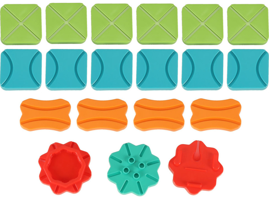 Logická dosková hra bludiska s prekážkovou dráhou 28 dielikov