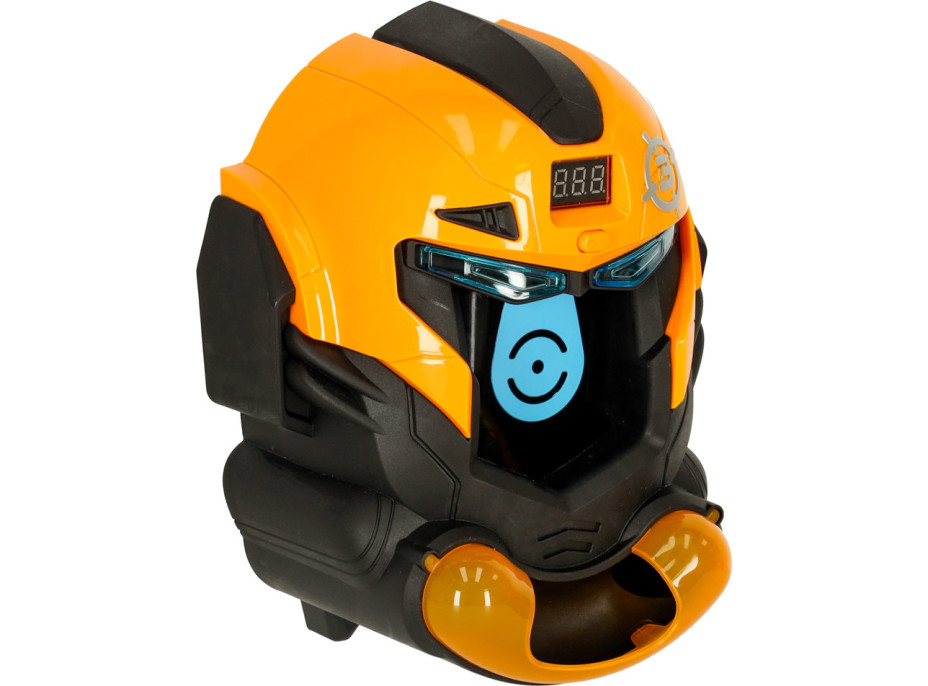 Arkádová hra Robotická prilba - streľba na terč