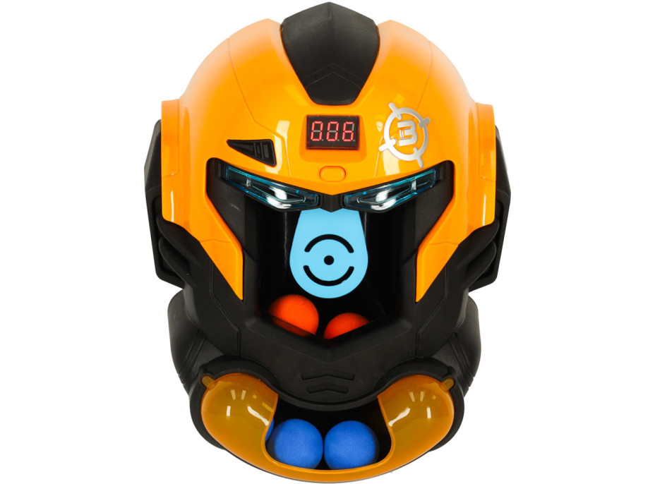 Arkádová hra Robotická prilba - streľba na terč