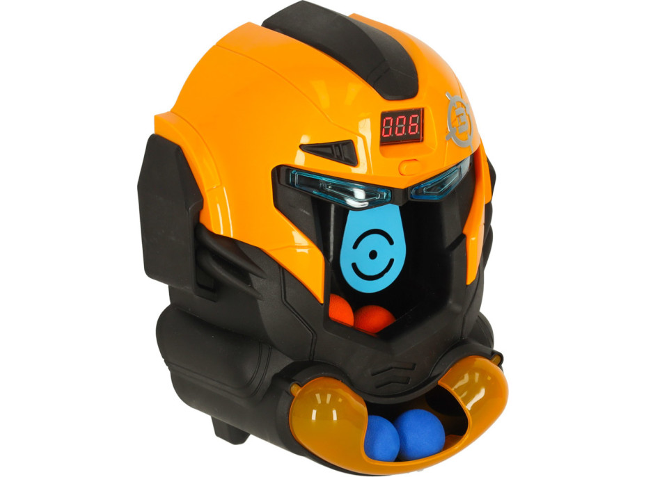 Arkádová hra Robotická prilba - streľba na terč