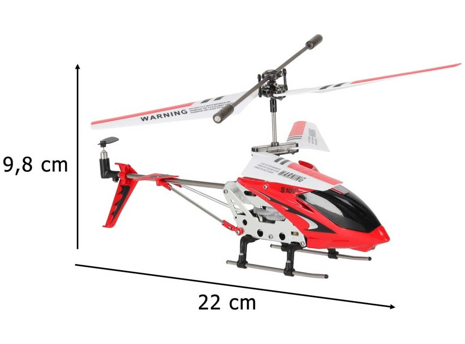 RC vrtuľník SYMA S107G - červený