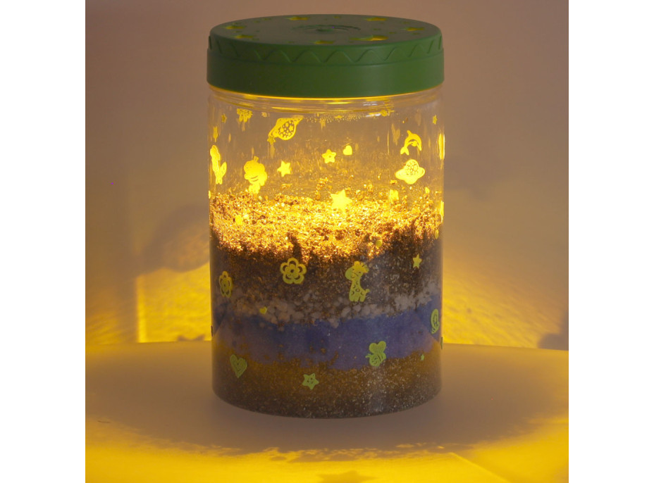 Dinosaurie terárium s nočným LED osvetlením