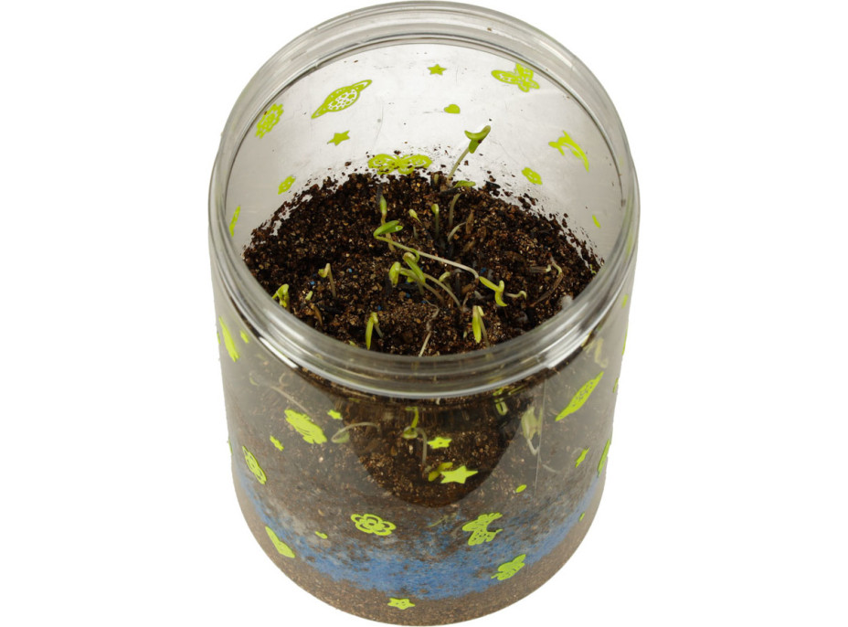 Dinosaurie terárium s nočným LED osvetlením