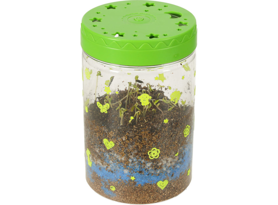 Dinosaurie terárium s nočným LED osvetlením