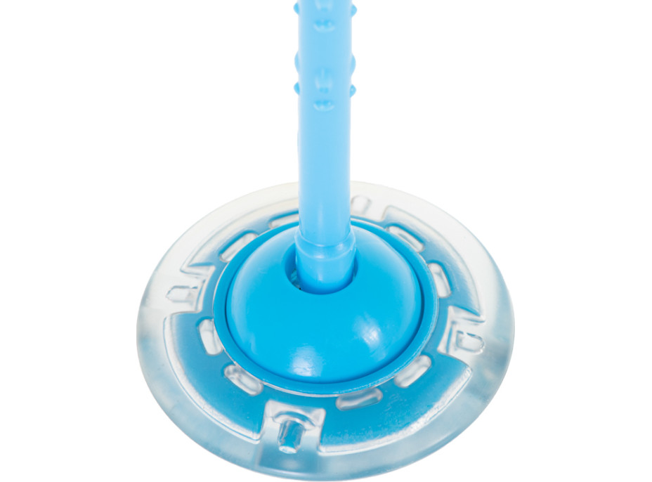 Hula hop na nohu svietiaca LED - modrá