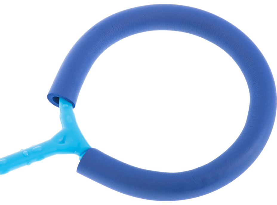 Hula hop na nohu svietiaca LED - modrá