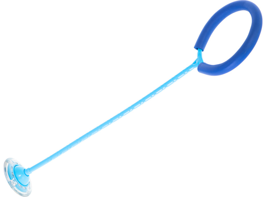 Hula hop na nohu svietiaca LED - modrá