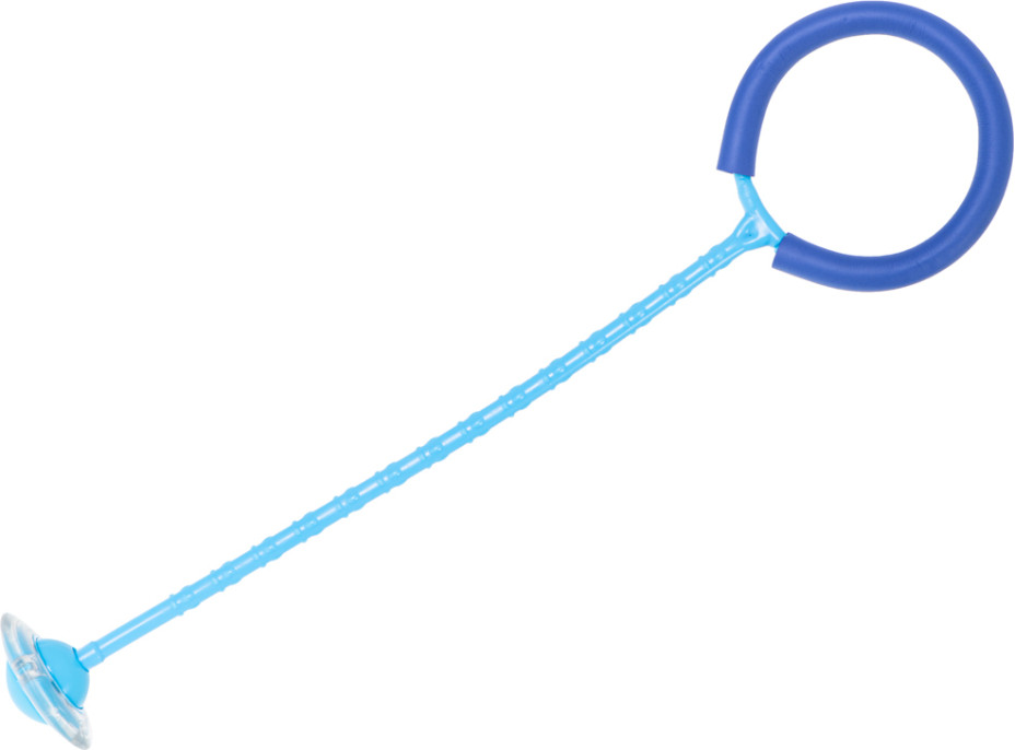 Hula hop na nohu svietiaca LED - modrá