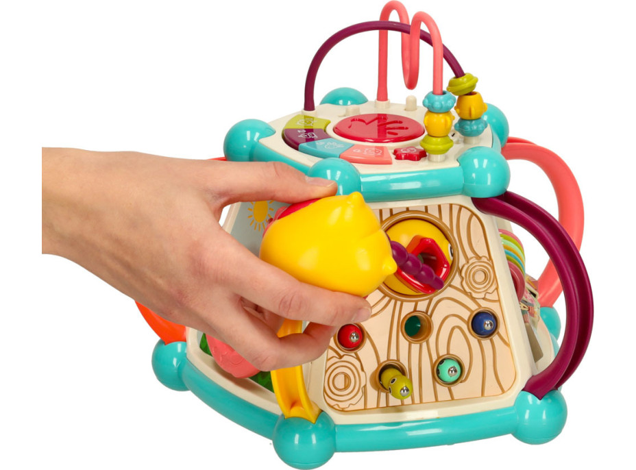 Senzorická kocka pre deti 7v1