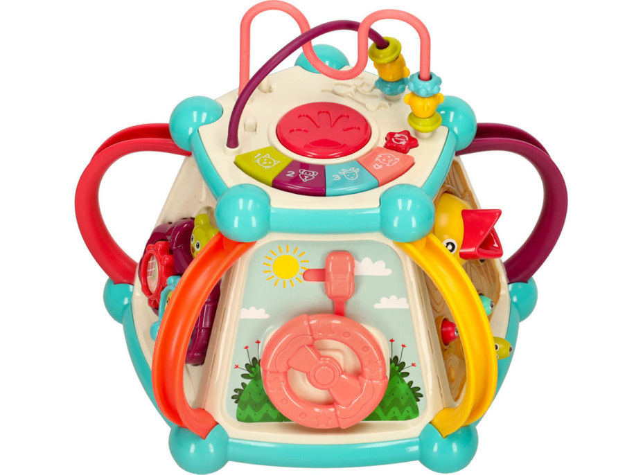 Senzorická kocka pre deti 7v1