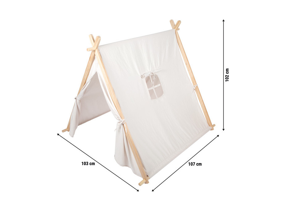 small foot Stan prírodný biely