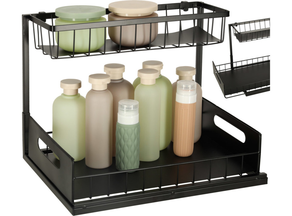 Organizér do skrinky pod drez - 2 police