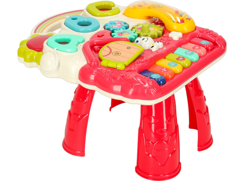 Interaktívna chodítko 4v1 - červené