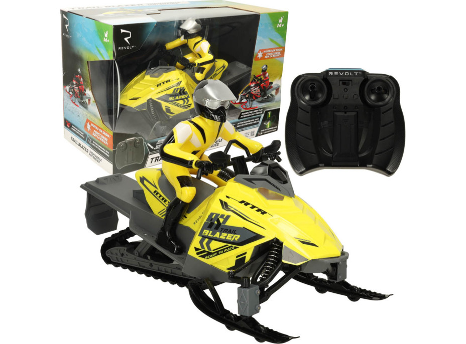 RC snežný skúter na diaľkové ovládanie Revolt TRAIL BLAZER - žltý RC snežný skúter na diaľkové ovládanie Revolt TRAIL BLAZER - žltý