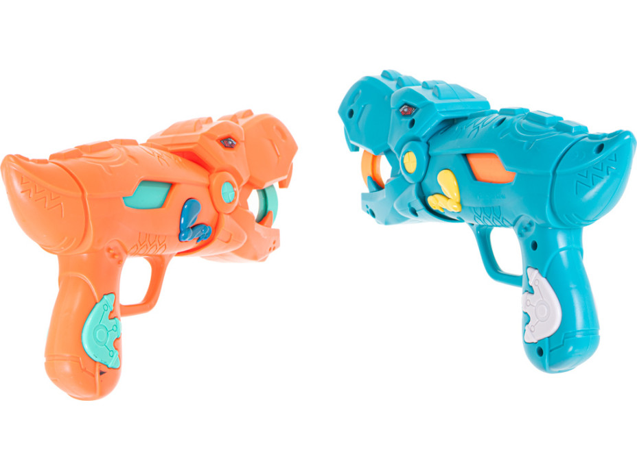 Hladný dinosaurus - strelecká arkádová hra pre 2