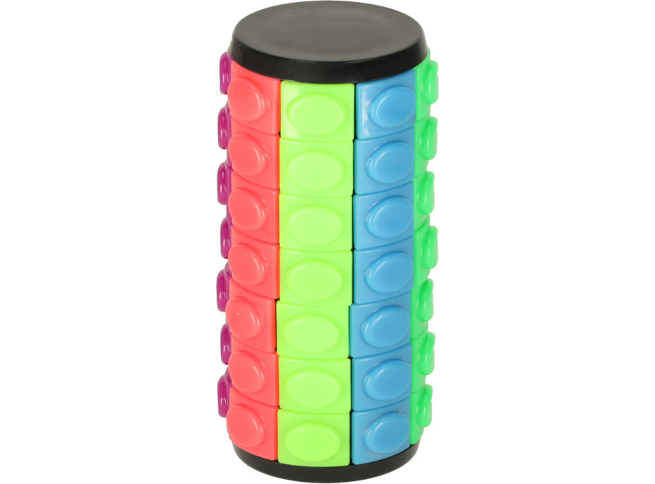 Logická hádanka s rotačným valcom 7 radov