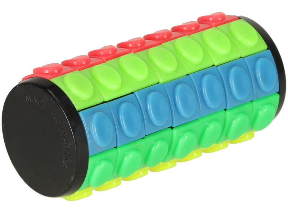 Logická hádanka s rotačným valcom 7 radov