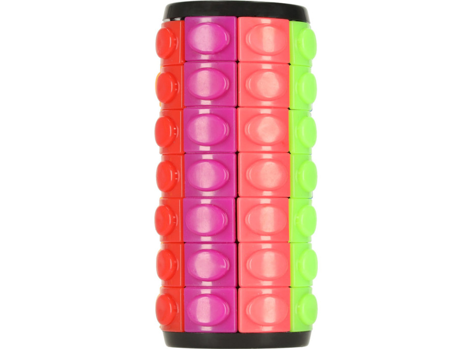 Logická hádanka s rotačným valcom 7 radov