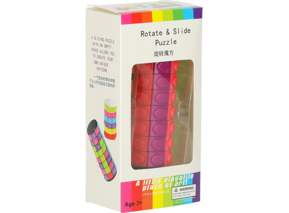 Logická hádanka s rotačným valcom 7 radov