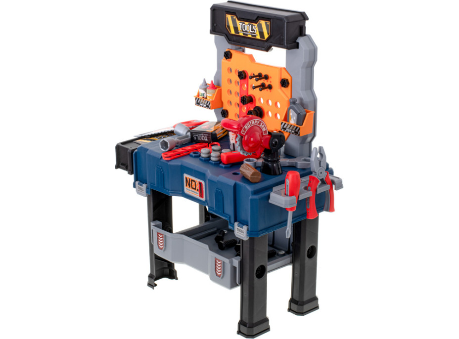 Detský ponk do dielne s náradím - 65 prvkov