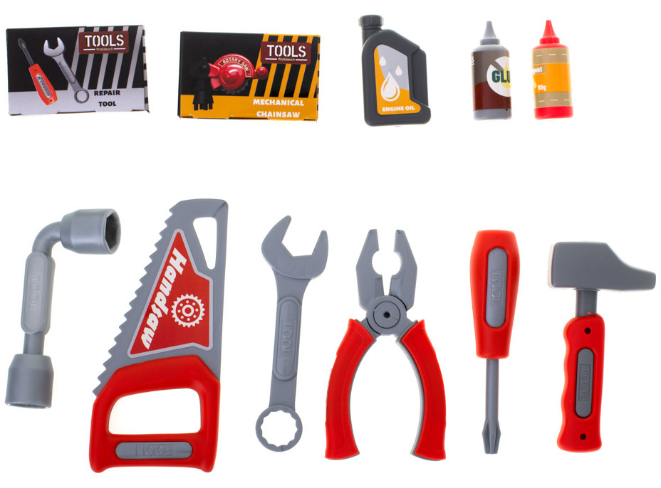 Detský ponk do dielne s náradím - 65 prvkov