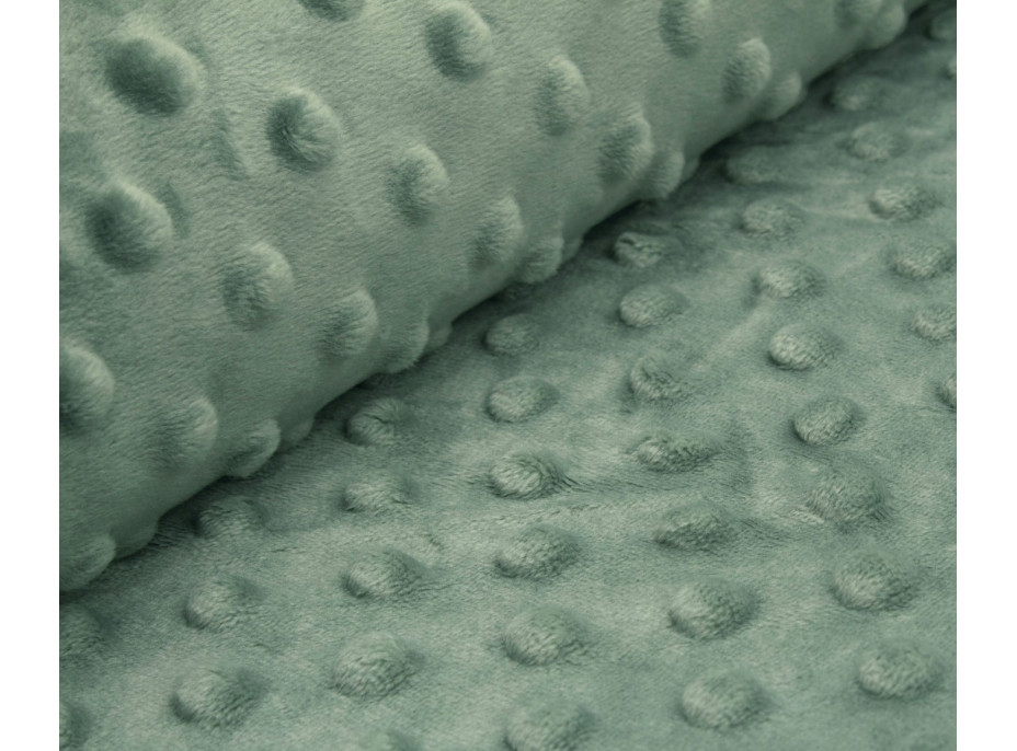 Chránič na detskú posteľ MINKY 120 cm - šalviový