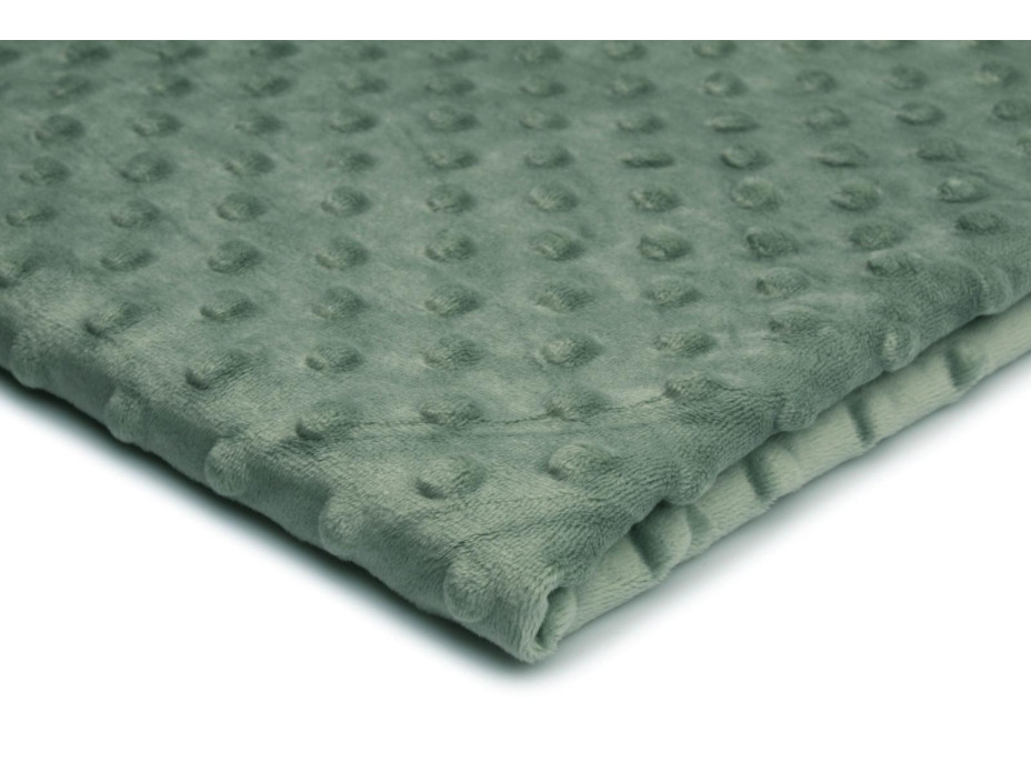 Chránič na detskú posteľ MINKY 80 cm - šalviový