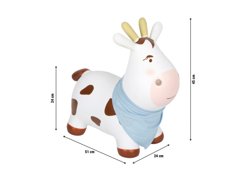 small foot Nafukovacie hopsadlo kravička