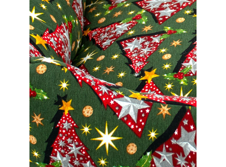 Pelech pre psy/mačky s vianočným motívom 70x60 cm - Stromčeky