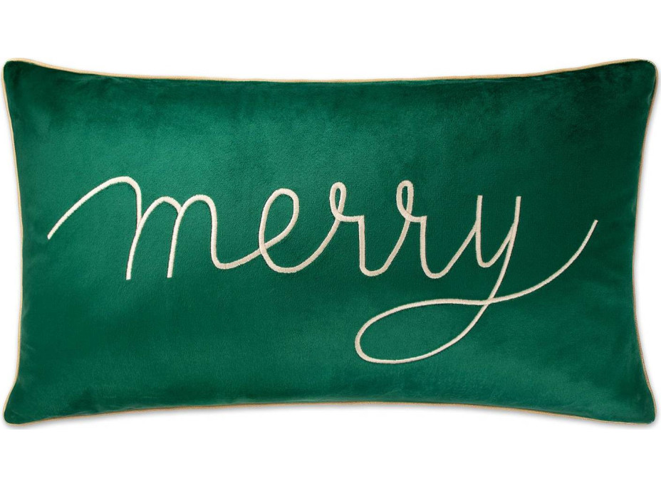 Obliečka na vankúš VERY MERRY - 30x50 cm - zelená