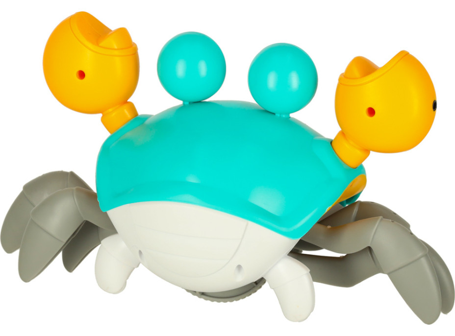 Interaktívny krab so zvukom - zelený