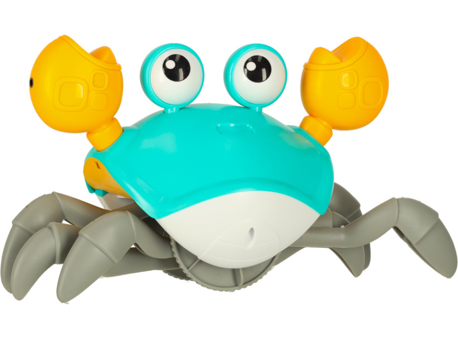 Interaktívny krab so zvukom - zelený