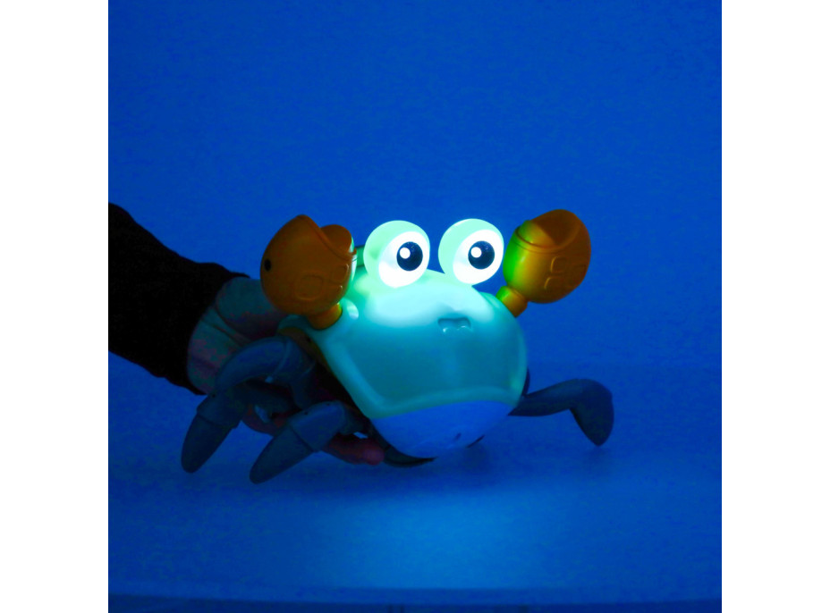 Interaktívny krab so zvukom - zelený