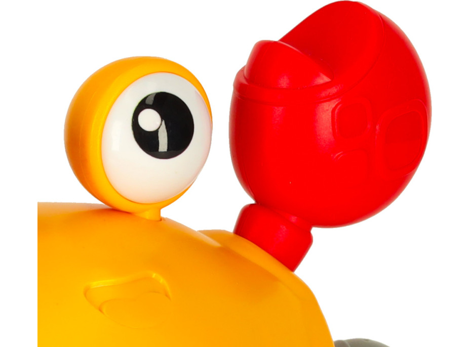 Interaktívny krab so zvukom - žltý