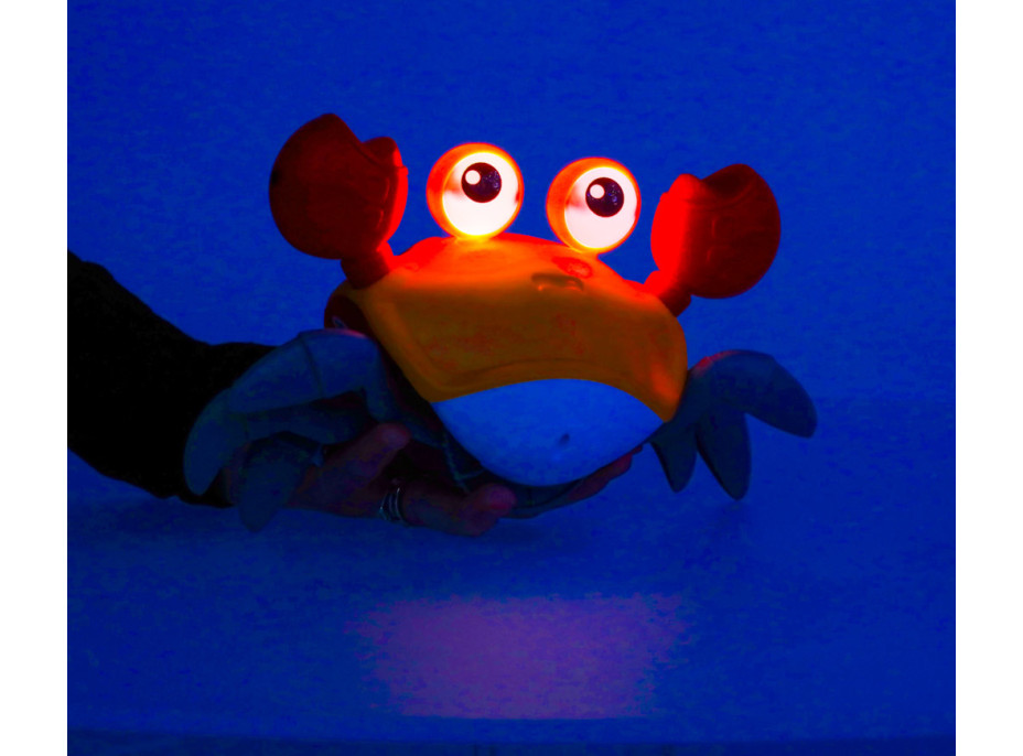 Interaktívny krab so zvukom - žltý