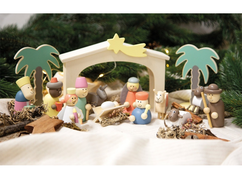 small foot Drevená hracia sada Betlehem