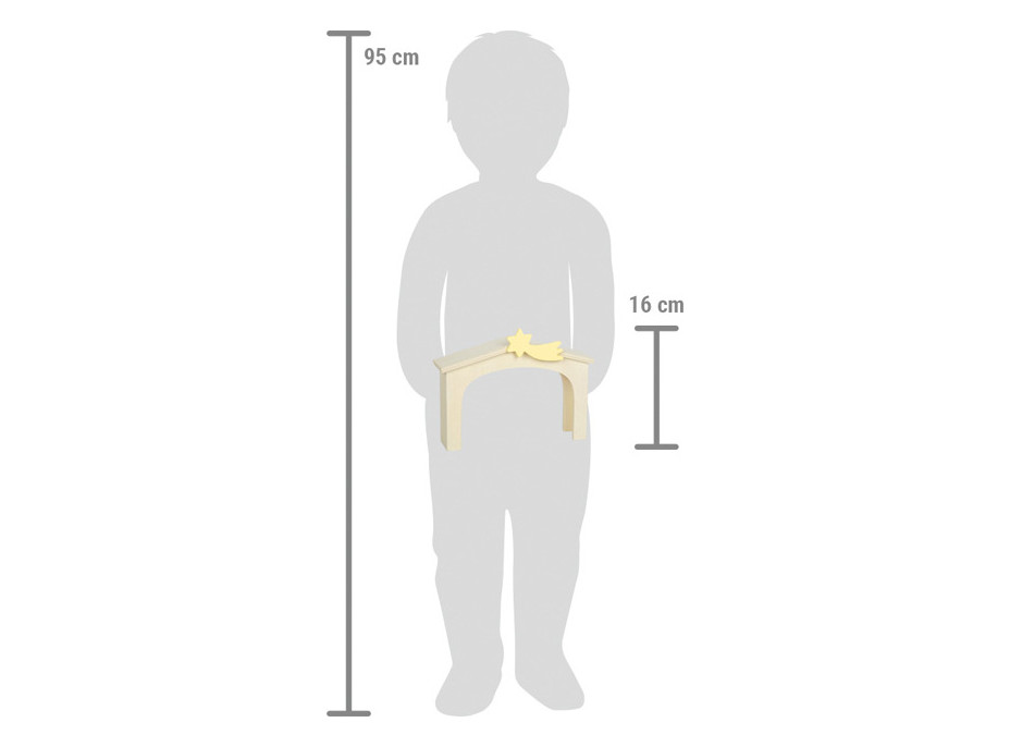 small foot Drevená hracia sada Betlehem