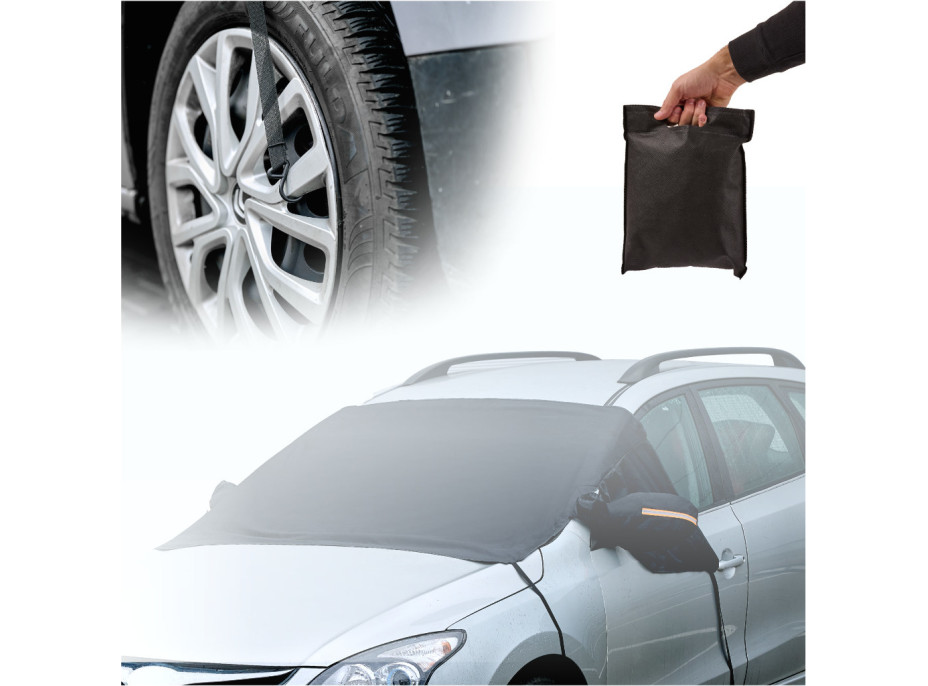 Kryt čelného skla proti zamrznutiu magnetický