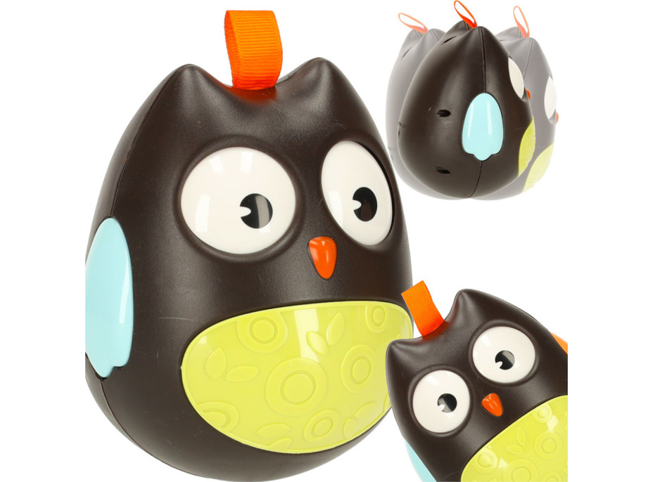 Zmyslová hojdacia sova - hnedá