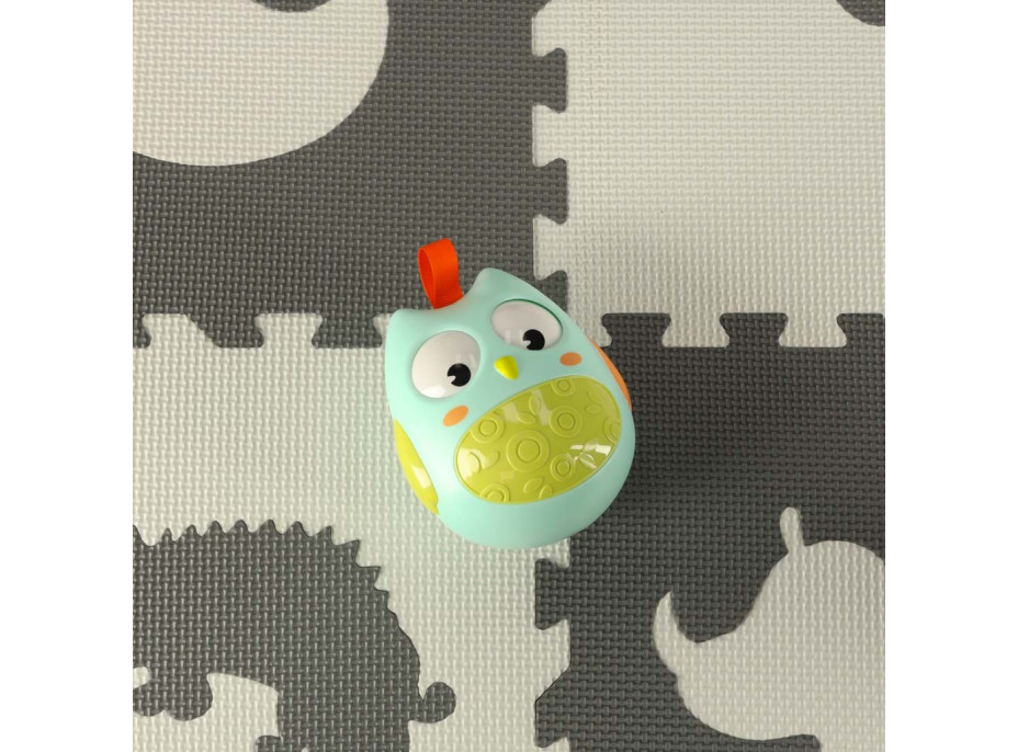 Zmyslová hojdacia sova - modrá