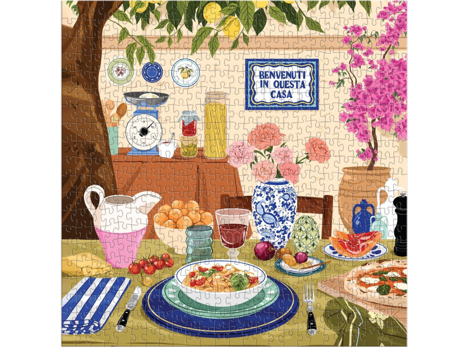 GALISON Štvorcové puzzle Popoludní v Toskánsku 500 dielikov