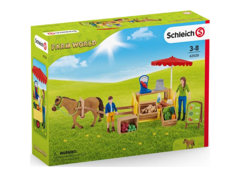 SCHLEICH Farm World® 42528 Mobilný farmársky stánok