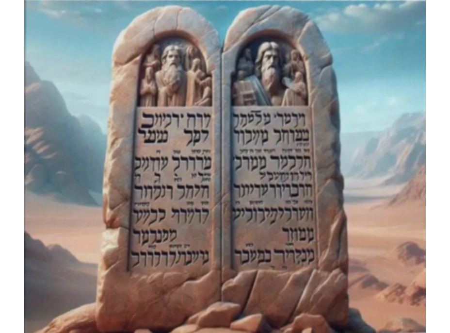 NORIMPEX Diamantové maľovanie Kamenné dosky s písmom 30x40cm