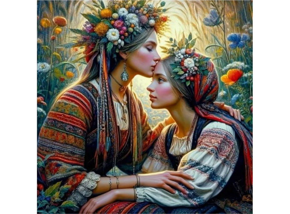 NORIMPEX Diamantové maľovanie Matka s dcérou 30x40cm