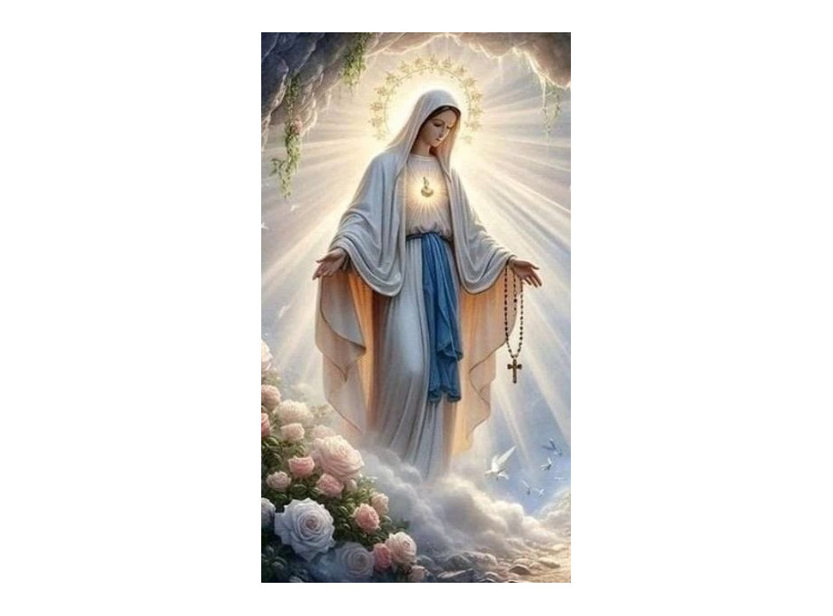 NORIMPEX Diamantové maľovanie Bábika Mária 30x40cm