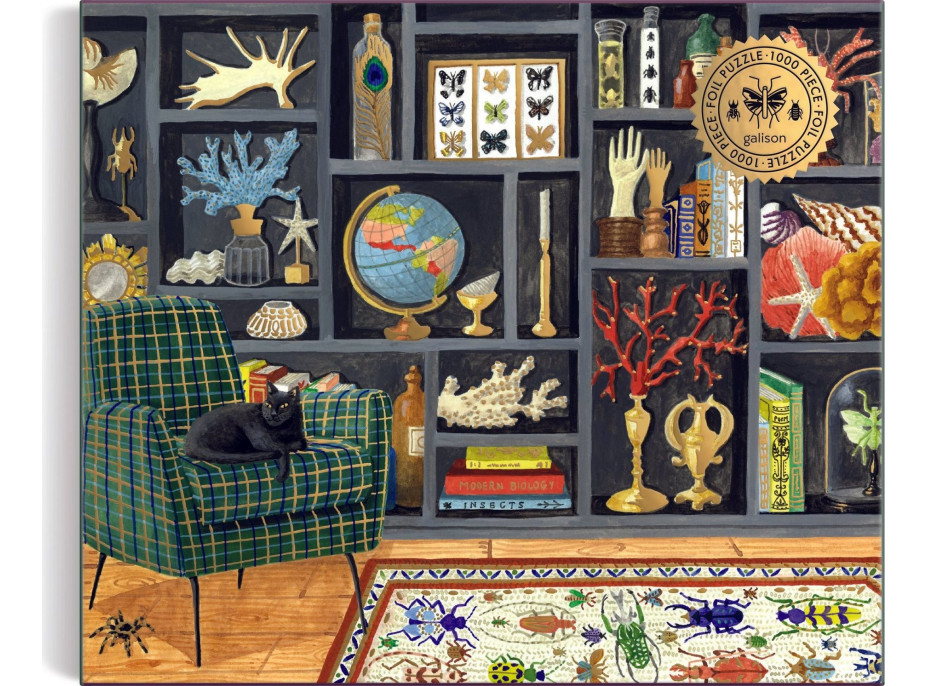 GALISON Metalické puzzle Eklektické poklady 1000 dielikov