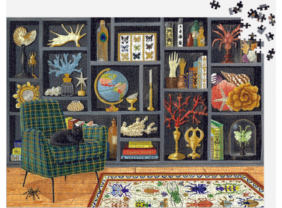 GALISON Metalické puzzle Eklektické poklady 1000 dielikov